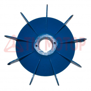 Вентилятор АИР-200 (4,6,8) 60мм/285мм/365мм алюминиевый со стальной втулкой