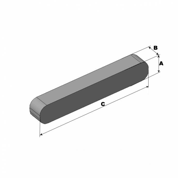 Шпонка 14*9*80 ТМ14