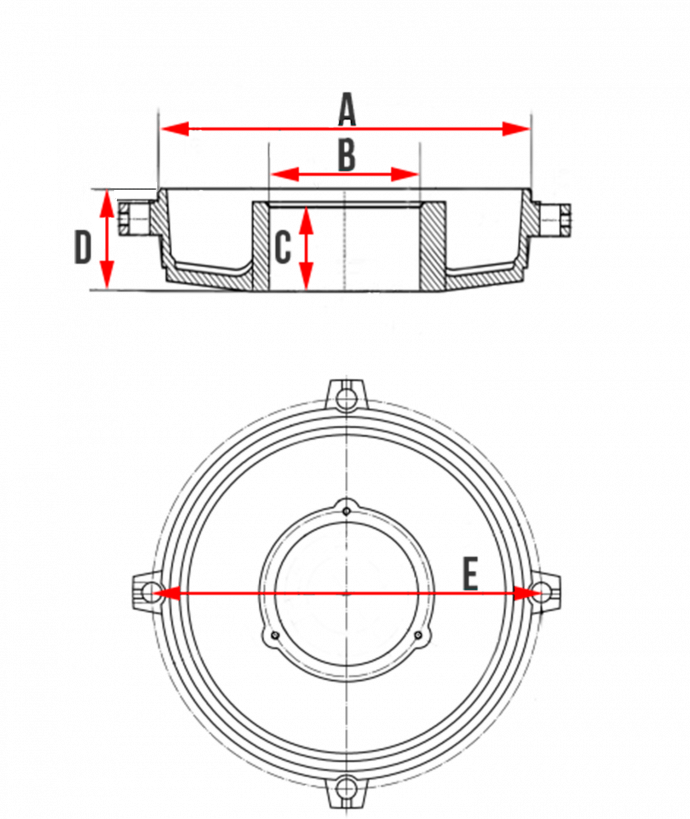Щит 225 (øподш-150мм/øзамка-378мм) ТМ6