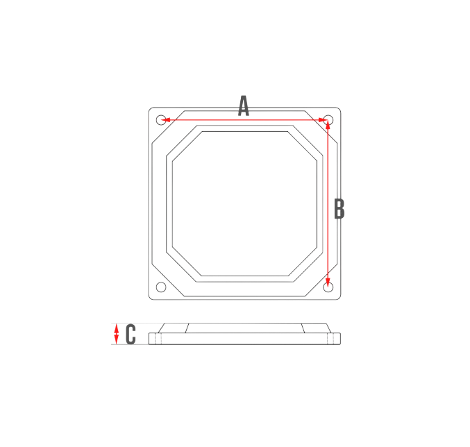 Кришка КВ 112-132 Y2 отв. 103мм/103мм