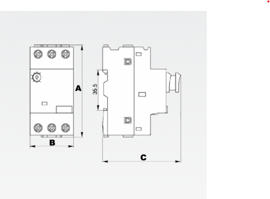 Автоматический выключатель защиты двигателя УКРЕМ ВА-2005 М04 (0.40-0.63А)