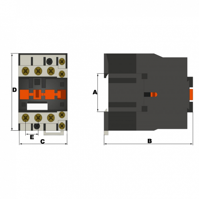 Magnetic switch ПМЛо-1 25А 