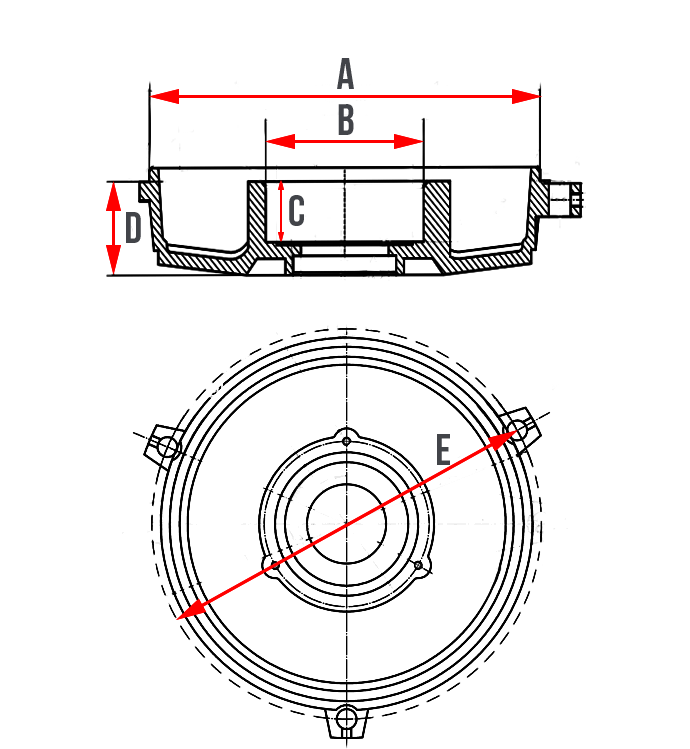 Щит  90 (øподш-52мм/øзамка-147мм) 1-фазный TJ?
