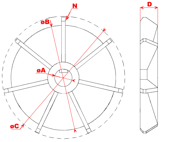 Вентилятор АИР-112 (4,6,8) 28мм/150мм/185мм ТМ(1,2,3,9,10,11)