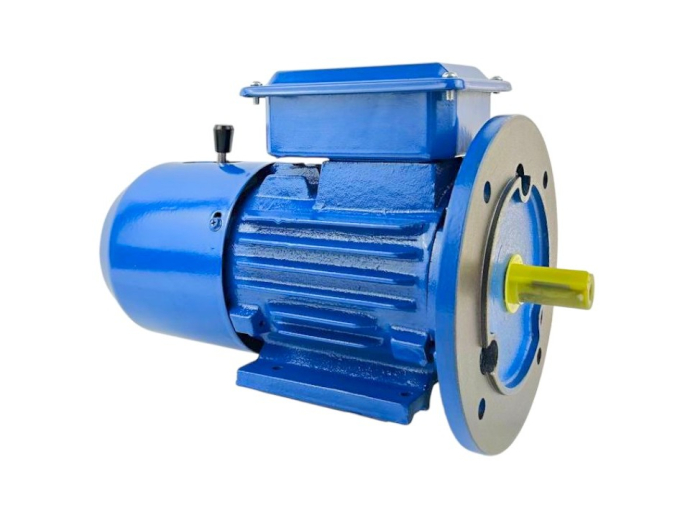 Електродвигун АИР BRAKE 90L4 2,2 кВт 1500 об/хв з електромагнітним гальмом Лапи+фланець (ІМ В35)