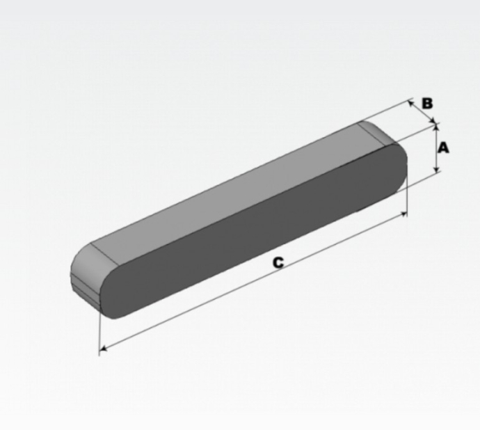 Шпонка для вала 5мм/5мм/14мм