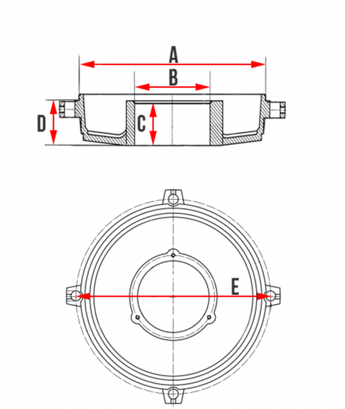 Щит 225 (øподш-150мм/øзамка-378мм) ТМ5