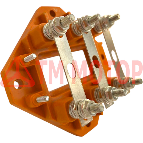 Клеммная панель 160,180 АИР,  6 шпилек М6 компл.(гайки+перемычки) ТМ6/ТМ7