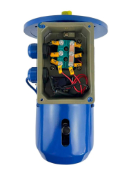 Електродвигун АИР BRAKE 71B4 0.75 кВт 1500 об/хв з електромагнітним гальмом Лапи+фланець (ІМ В35)