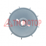 Вентилятор АИР-180 (4,6,8) 55мм/302мм/364мм алюминиевый со стальной втулкой