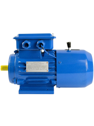 Електродвигун АИР BRAKE 71B4 0,75 кВт 1500 об/хв з електромагнітним гальмом ІМ В34 (лапи+малий фланець)