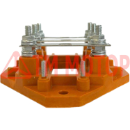 Клеммная панель 160,180 АИР,  6 шпилек М6 компл.(гайки+перемычки) ТМ6/ТМ7