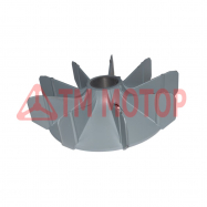 Вентилятор АИР-180 (4,6,8) 55мм/302мм/364мм алюмінієвий зі сталевою втулкою