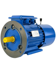 Електродвигун АИР BRAKE 80В4 1,5 кВт 1500 об/хв з електромагнітним гальмом Лапи+фланець (ІМ В35)
